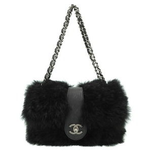 Chanel Fur Chain Shoulder Bag
